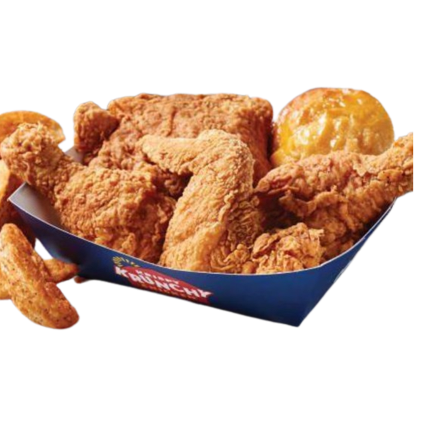 2 PC Krunch Box KKC Hand Breaded Chicken