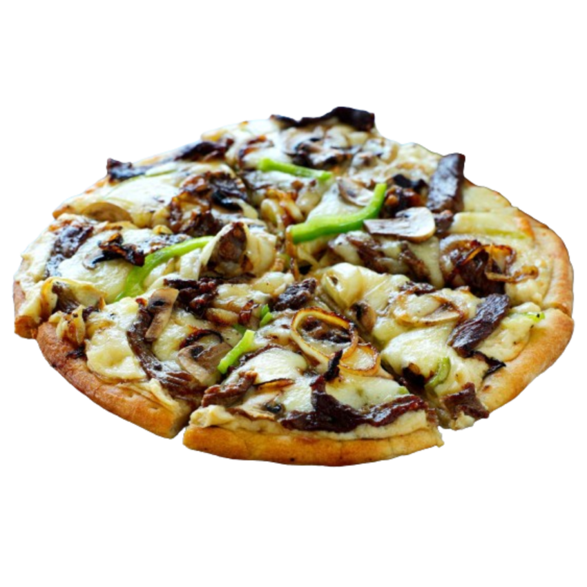 Cheesesteak Pizza 12" Specialty Pizza