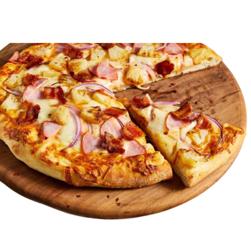 Hawaiian Pizza (No Sauce)