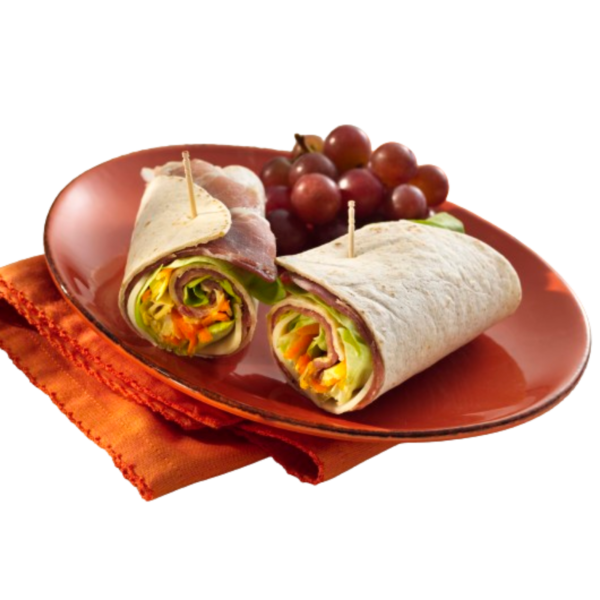 Prosciutto Meat & Provolone Cheese Wrap