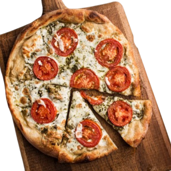 Tomato Basil Pesto Pizza