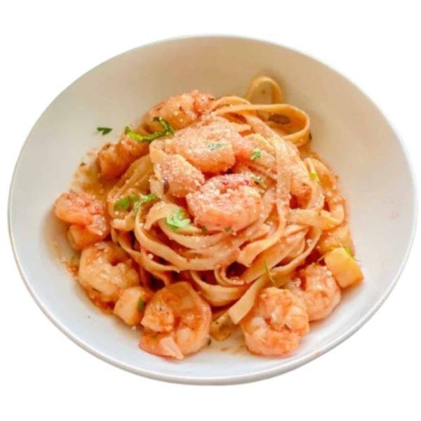 vodka sauce with Shrimp (6) FRESH PASTA