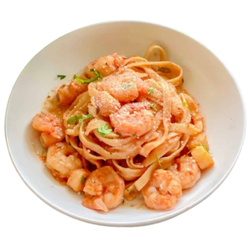 vodka sauce with Shrimp (6) FRESH PASTA