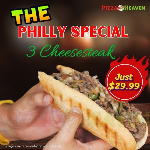 The Philly 3 Cheesesteaks