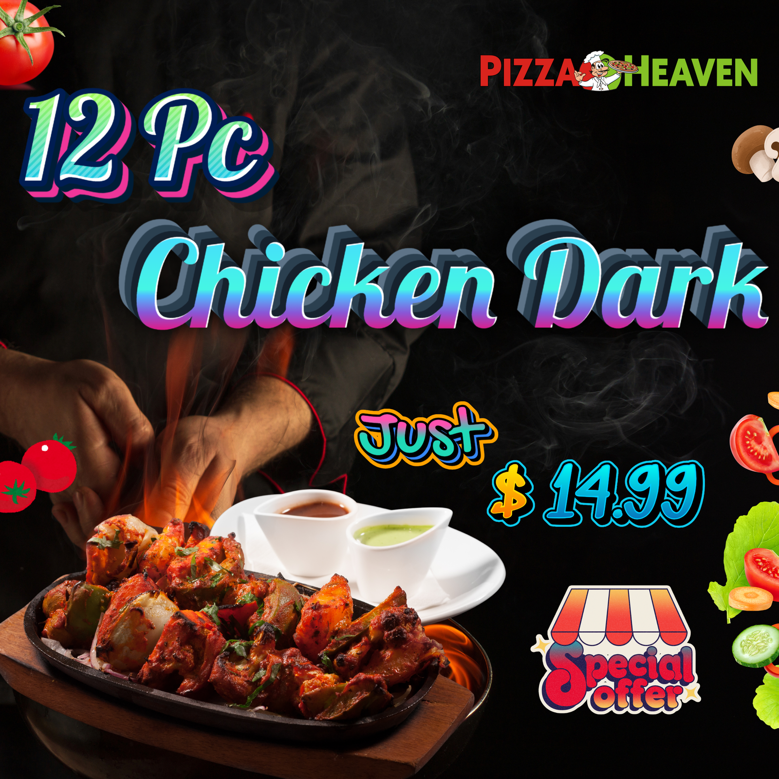 dark chicken